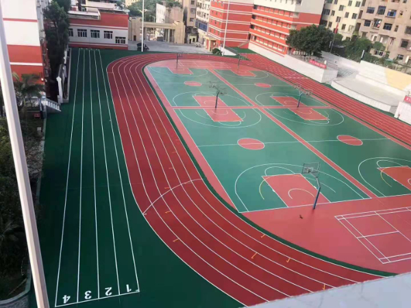幼兒院塑膠跑道